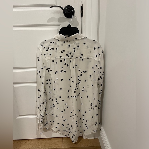 Equipment signature silk blouse with stars size small - Picture 8 of 14